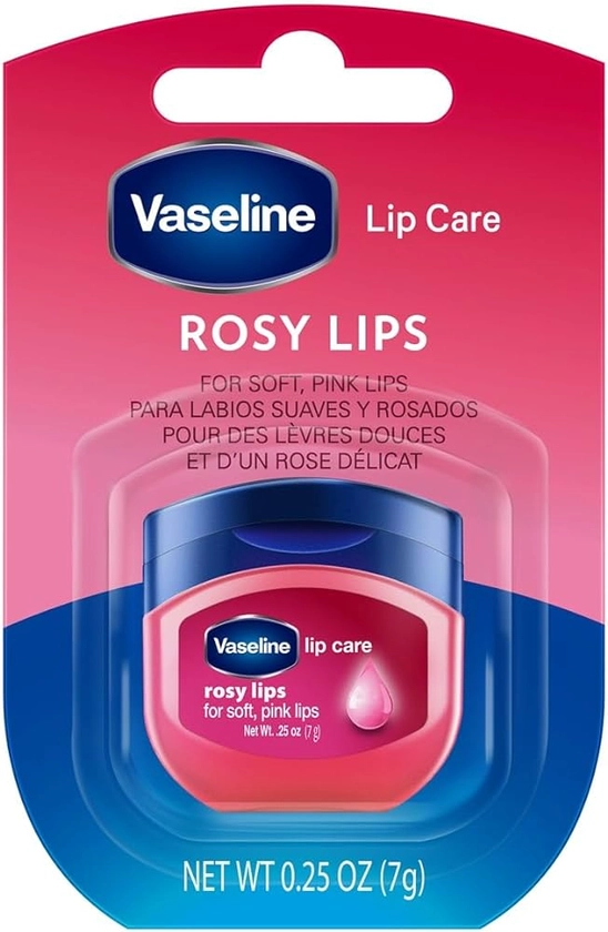 Vaseline Lip Therapy Rosy Lips Pack of 2 0.25 Oz. / 7 Grams : Amazon.ca: Beauty & Personal Care