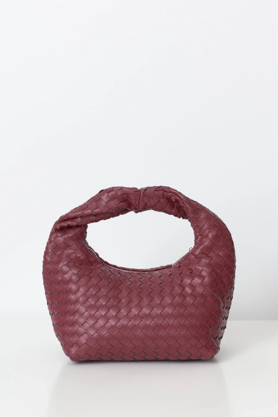 Braided handbag - Röd - Dam - Gina Tricot