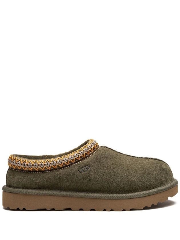 UGG Chaussons Tasman En Daim | Vert | FARFETCH FR