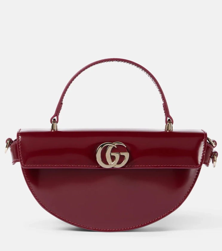 Sac Half Moon en cuir en rouge – Gucci | Mytheresa