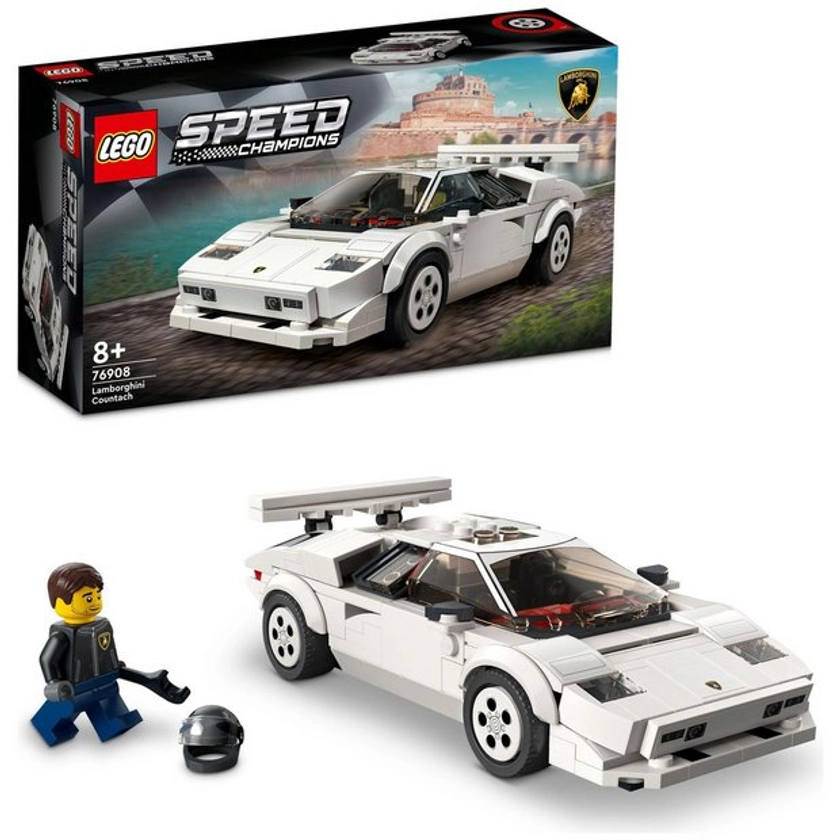 Buy LEGO Speed Champions Lamborghini Countach Race Car Set 76908 | LEGO | Argos