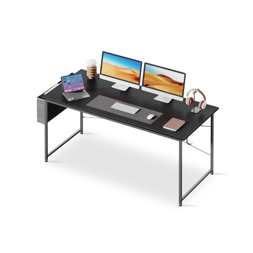 Cayden 160cm Computer Desk with Storage Bag - Black