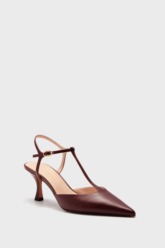 Oxblood Leather Margot Heels | Tuckernuck Shoes