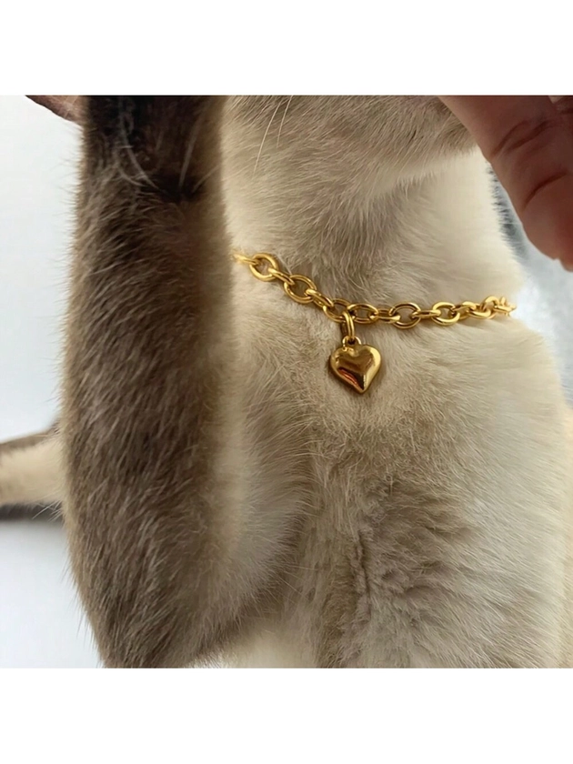 Pet Necklace, Pet Supplies, Cat Collar Chain, Pet Necklace, Adjustable Necklace For Pet Cats, Kittens