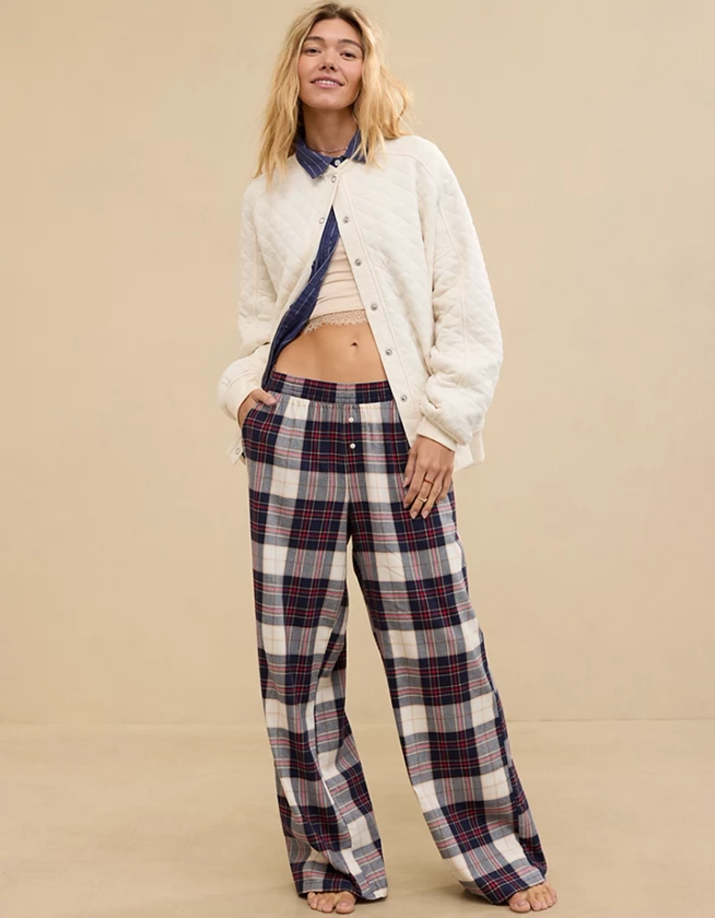 Aerie Off-Duty Flannel Trouser PJ