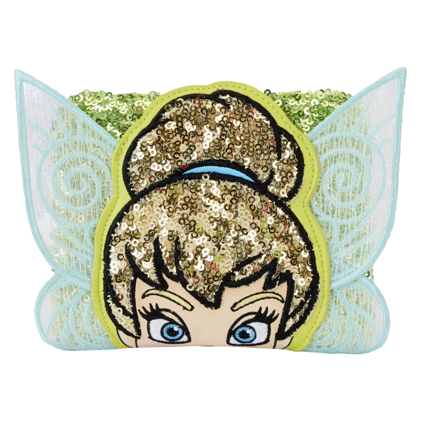 SEQUIN TINKER BELL ZIP AROUND WALLET - PETER PAN