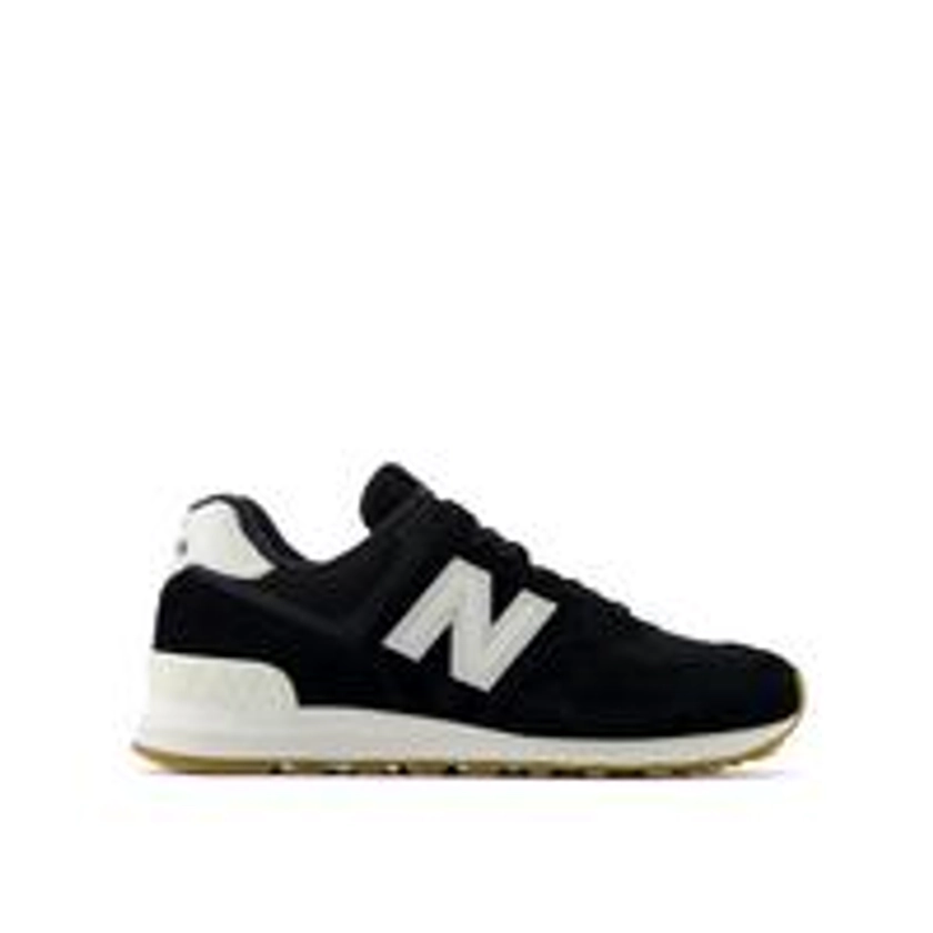 Womens 574 Trainers - Black/white