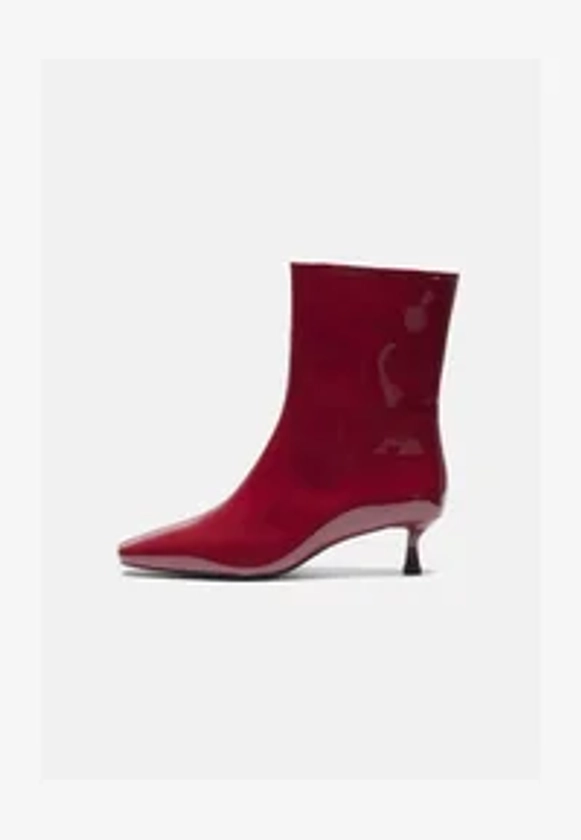 Zign LEATHER - Bottines - dark red/rouge foncé - ZALANDO.FR