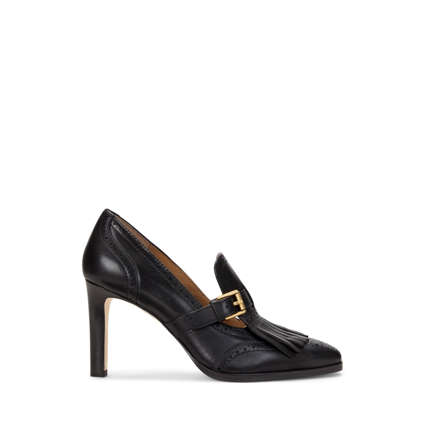 Colleen Perforated Leather Kiltie Pump