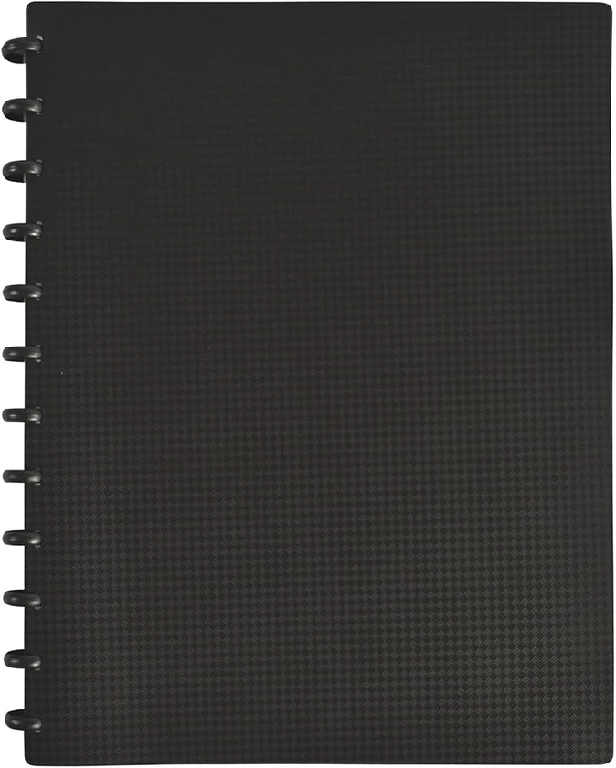 OXFORD Protège-Documents Variozip Memphis A4 60 vues / 30 pochettes amovibles Couverture Polypro Noir