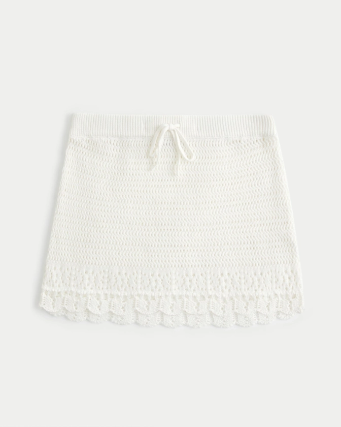 Women's Crochet-Style Cover Up Skirt | Women's | HollisterCo.com