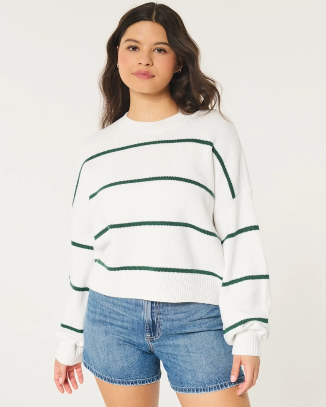 Women's Easy Crew Sweater | Women's Tops | HollisterCo.com