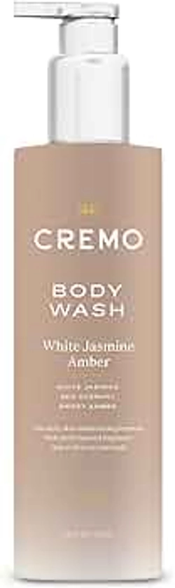 Cremo Skin Moisturizing White Jasmine Amber Women's Body Wash, Notes of White Jasmine, Red Currant, and Sweet Amber, 16 Fl Oz