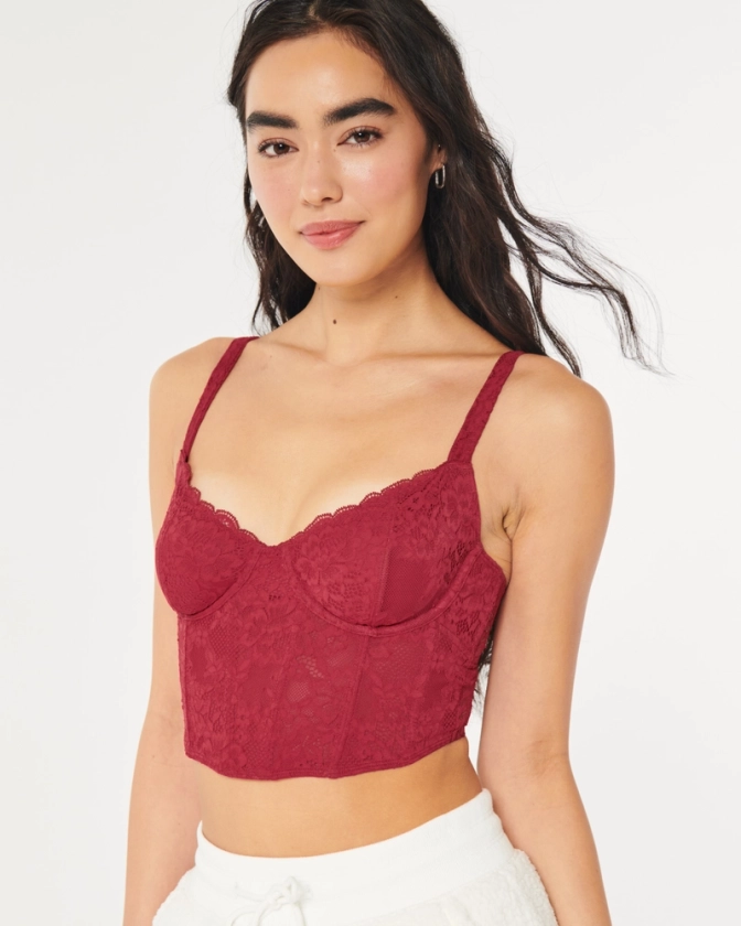 Damen Gilly Hicks Spitzen-Bustier | Damen BHs und Unterwäsche | HollisterCo.com