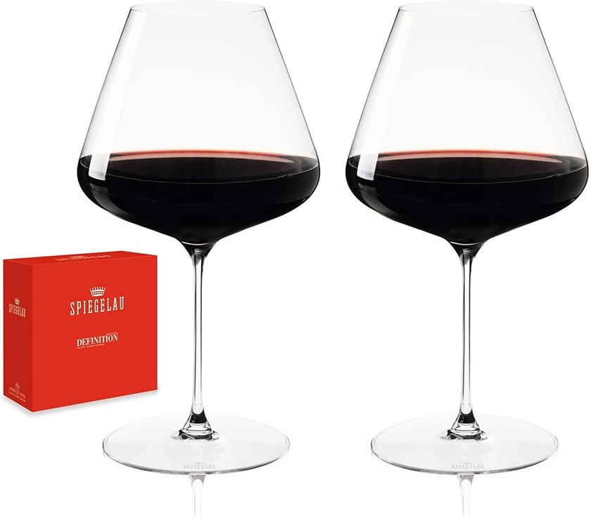 Spiegelau & Nachtmann, Definition 1350160 Crystal Glass 960 ml Set of 2 Burgundy