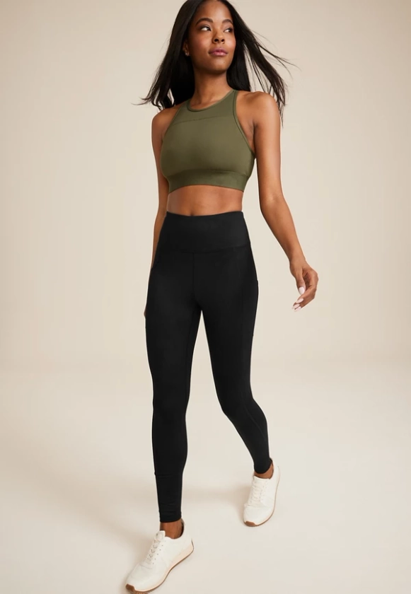 Black Super High Rise Luxe Pocket Legging