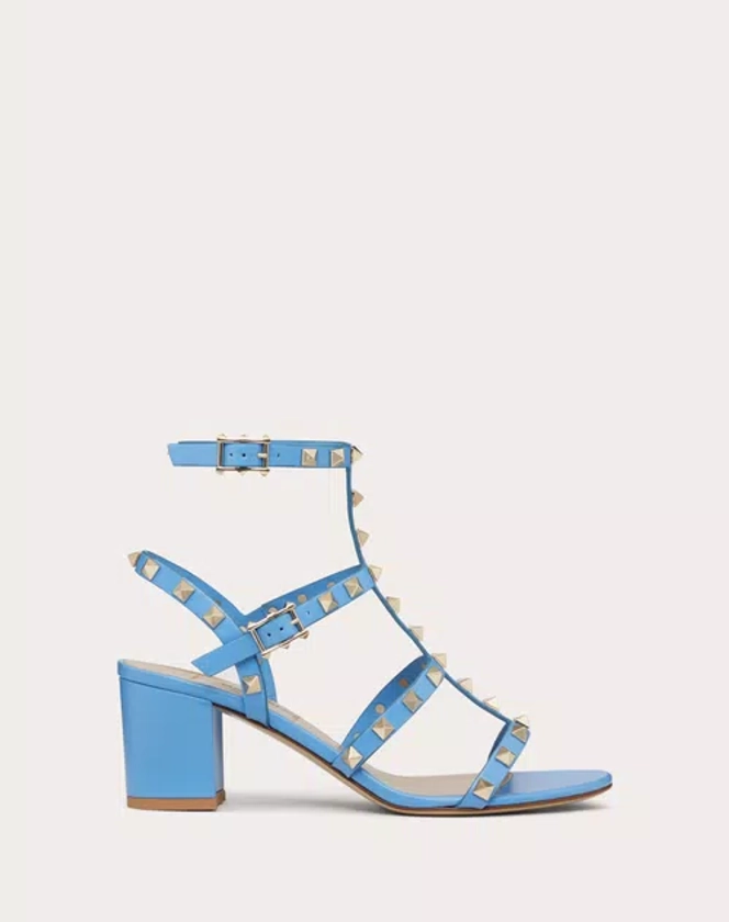 Rockstud Ankle Strap Sandal 90 Mm for Woman in Candy Rose | Valentino US