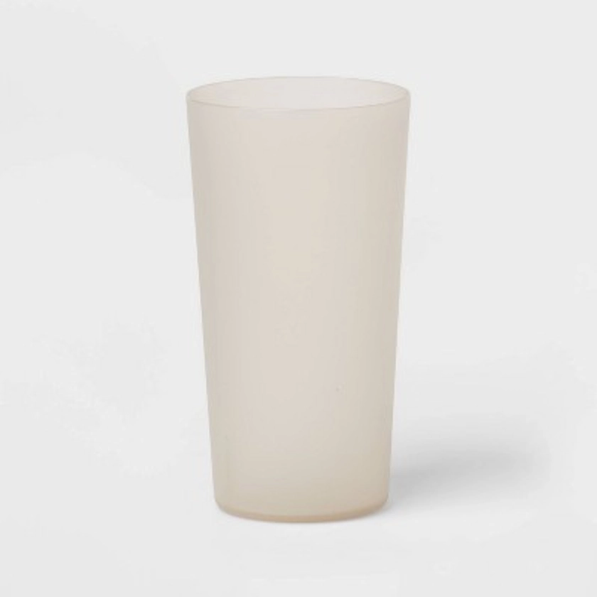 26oz Plastic Tall Tumbler Jet Gray - Room Essentials™