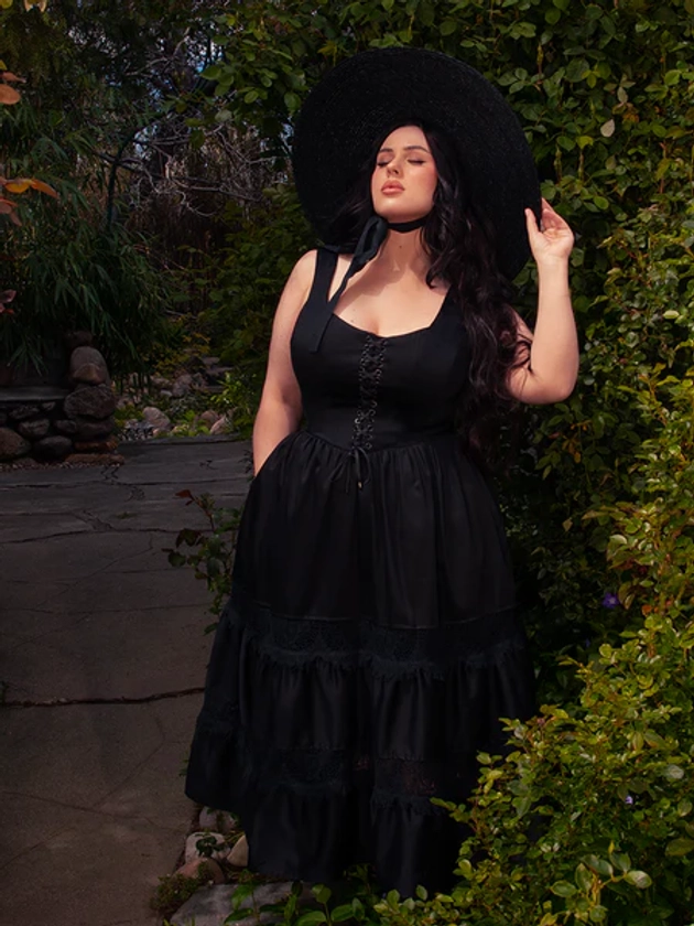 PRE-ORDER - Pickety Witch Dress in Black
