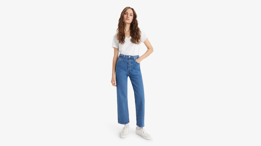 Ribcage Straight Ankle Jeans