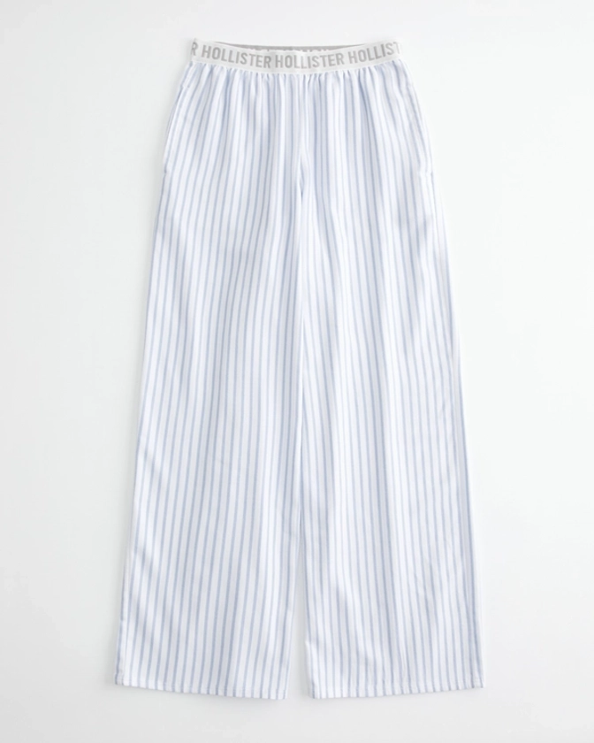 Women's Ultra High-Rise Wide-Leg 24/7 Pajama Pants | Women's Sale | HollisterCo.com