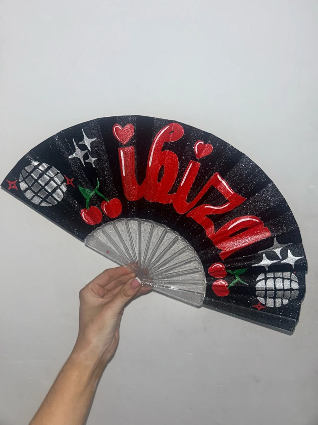 Rave Fan/ibiza Fan - Etsy UK