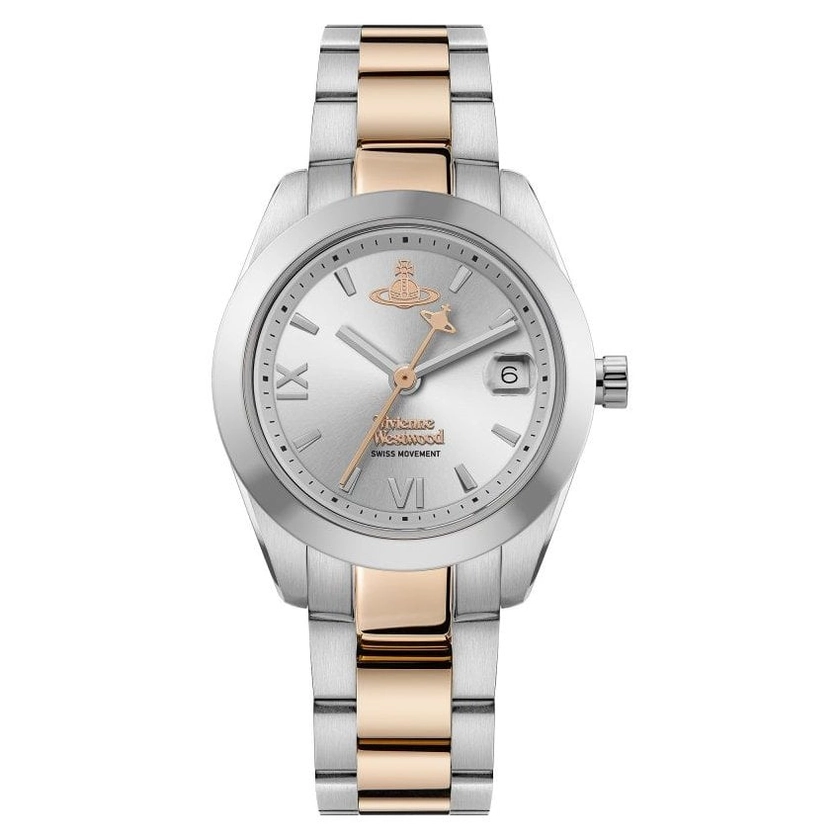 Fenchurch 28mm Silver Dial Two-Tone Watch