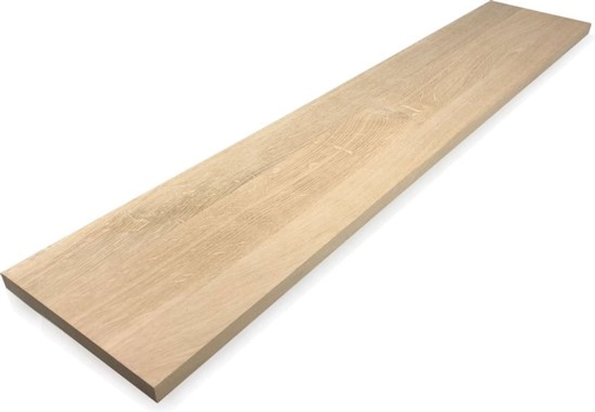 Eiken plank 180 x 20 cm 18 mm - Eiken plank - Eikenhouten plank - Kastplank -... | bol