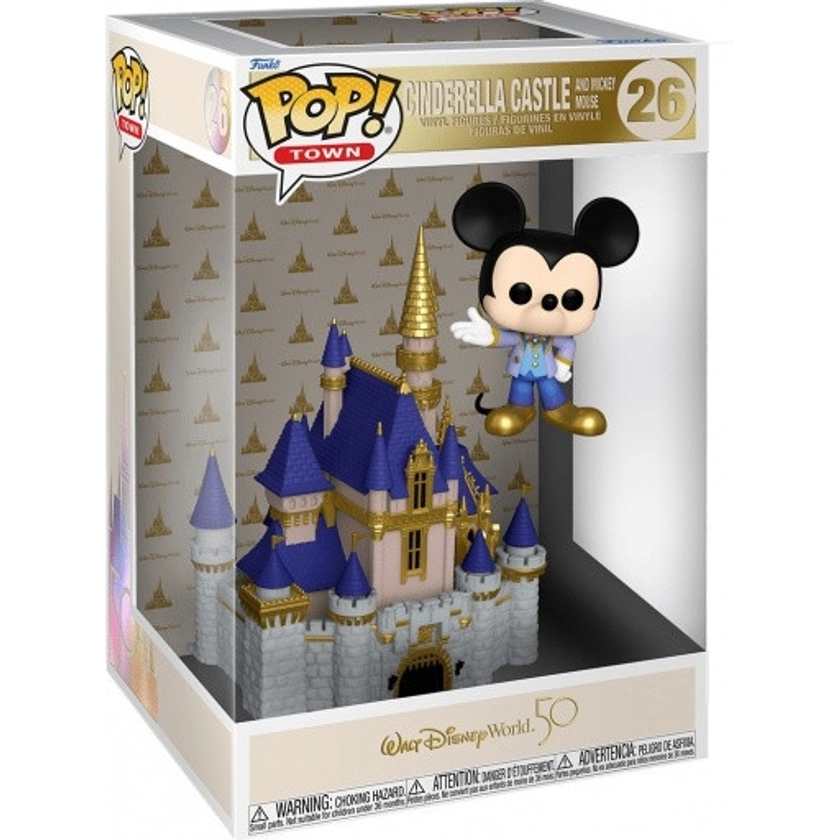 Funko Pop! 26 - Disney World 50Ème Anniversaire - Chateau De Cendrillon &amp; Mickey