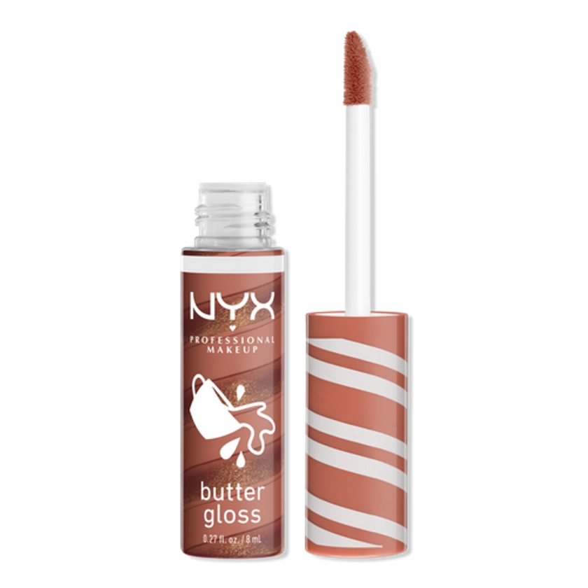 Limited Edition Holiday Butter Gloss Swirl Non Sticky Lip Gloss - Hot Cocoa Swirl