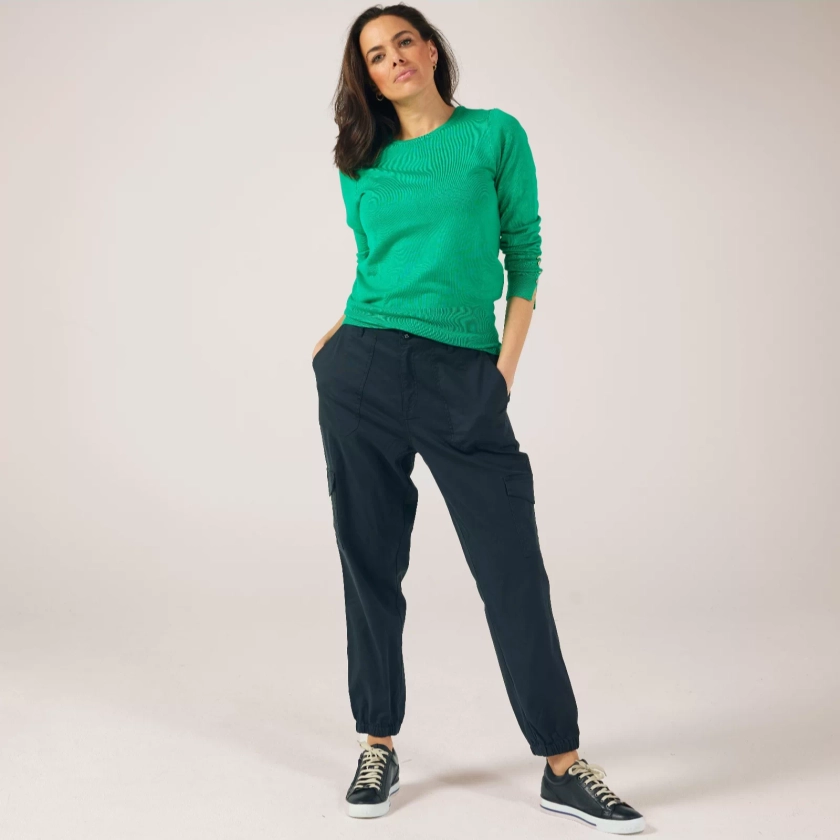 Denim & Co. Cargo Trousers Regular - QVC UK