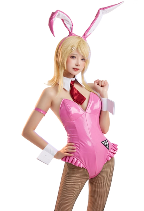 Halloween Kaede Akamatsu Bunny Ver Cosplay Costume Sexy Bodysuit Bunny Outfits