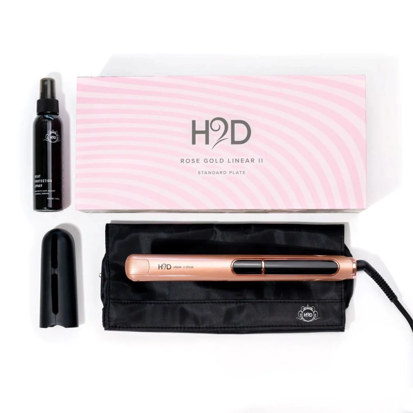 H2D Linear 11 Rose Gold Special Edition Hair Straightener - OZ Hair