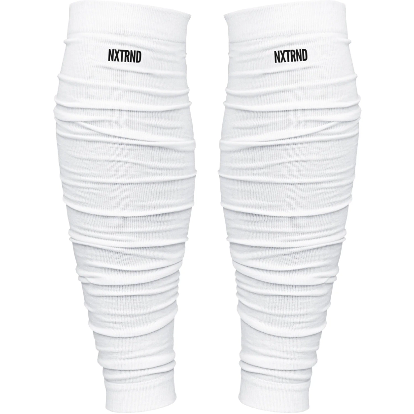 NXTRND Scrunch Football Leg Sleeves White