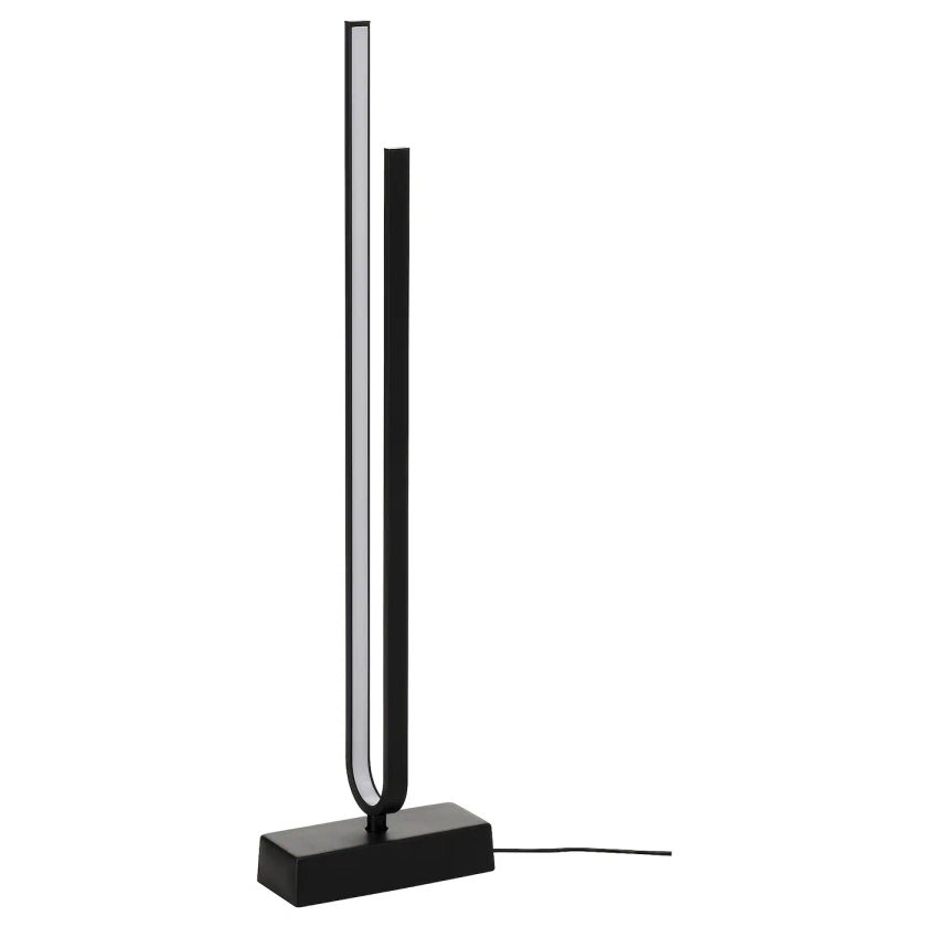 PILSKOTT LED floor lamp, smart black - IKEA