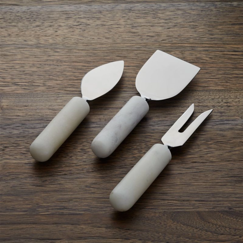 Marble Cheese Knives, Set of 3 + Reviews | Crate & Barrel Canada