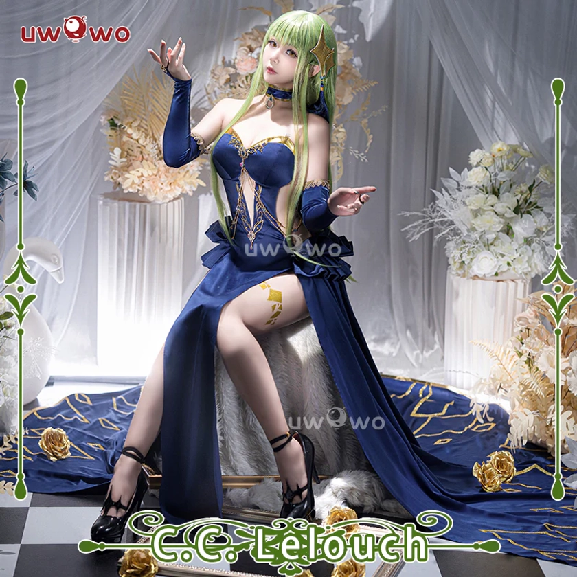 【Pre-sale】Uwowo Anime Code Geass: C.C. CC Chessboard Party Gown Mahjon