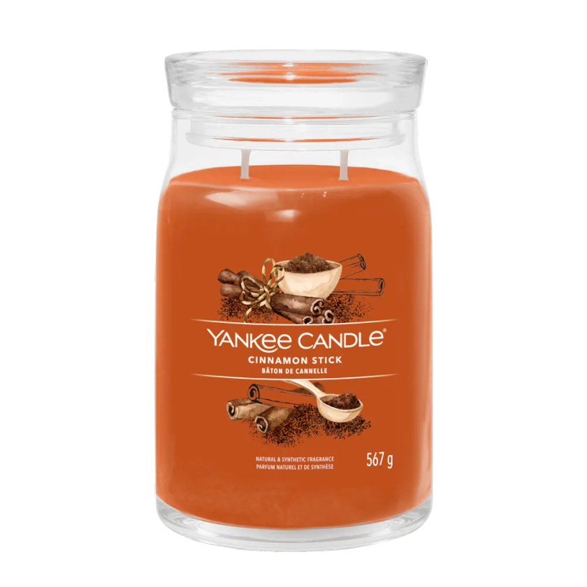 Bâton de cannelle Grande bougie jarre Signature - Grandes bougies Signature | Yankee Candle