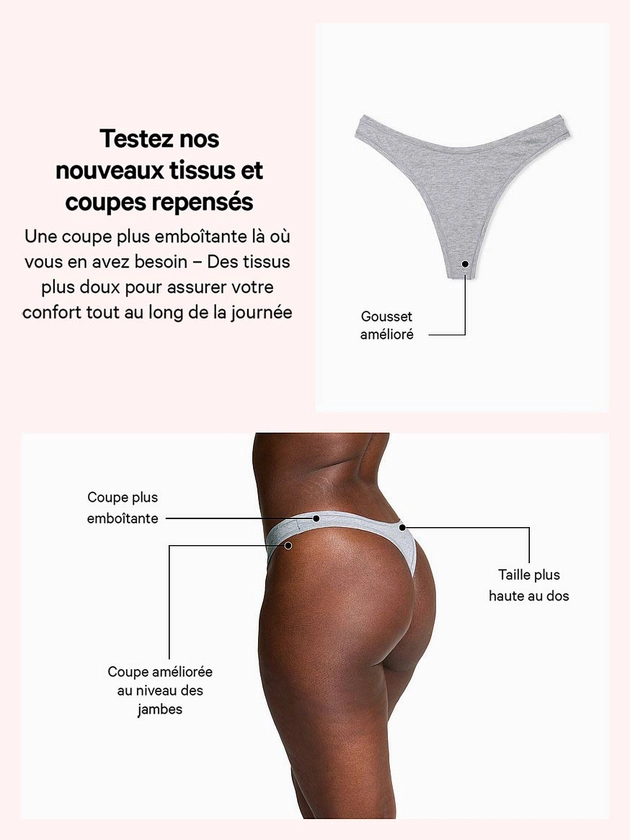 Acheter Tanga à lanières en dentelle – Commander des petites culottes en ligne 5000009944 – Victoria's Secret