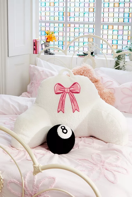 Pink Bow Boo Cushion