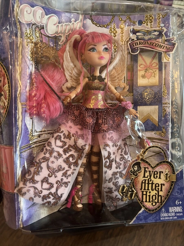 EVER AFTER HIGH THRONECOMING C.A. CUPID "Daughter of Eros" Doll New in Box Rare