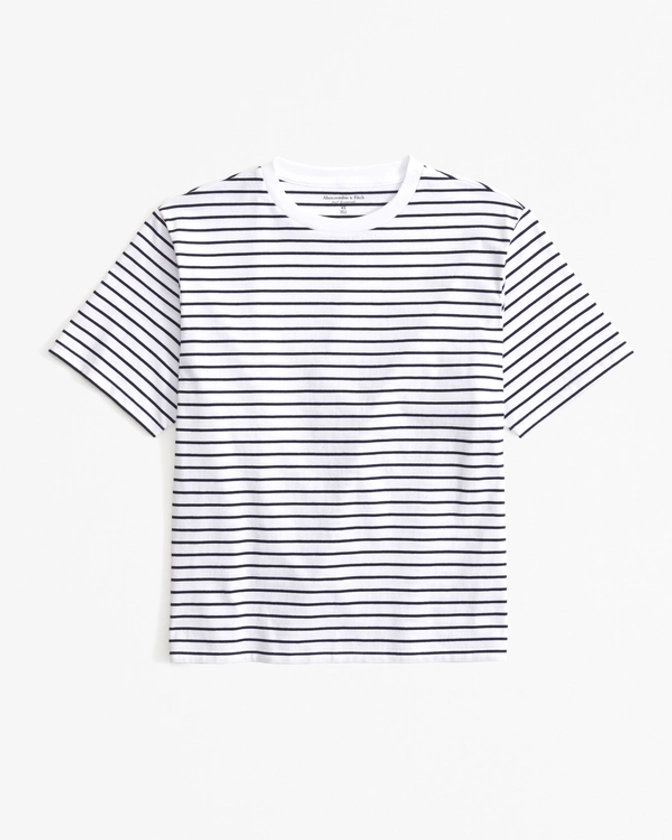 Women's Essential Premium Polished Relaxed Tee | Women's Tops | Abercrombie.com