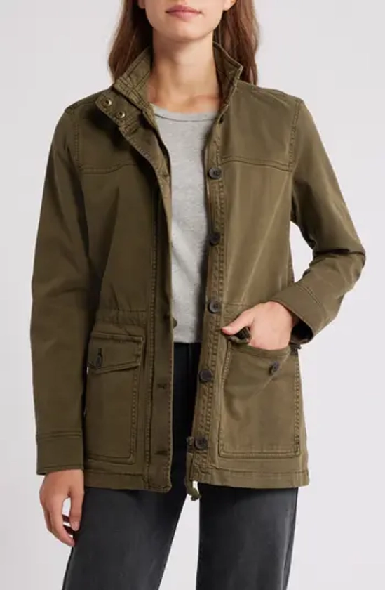 Lucky Brand Cotton Blend Utility Jacket | Nordstrom