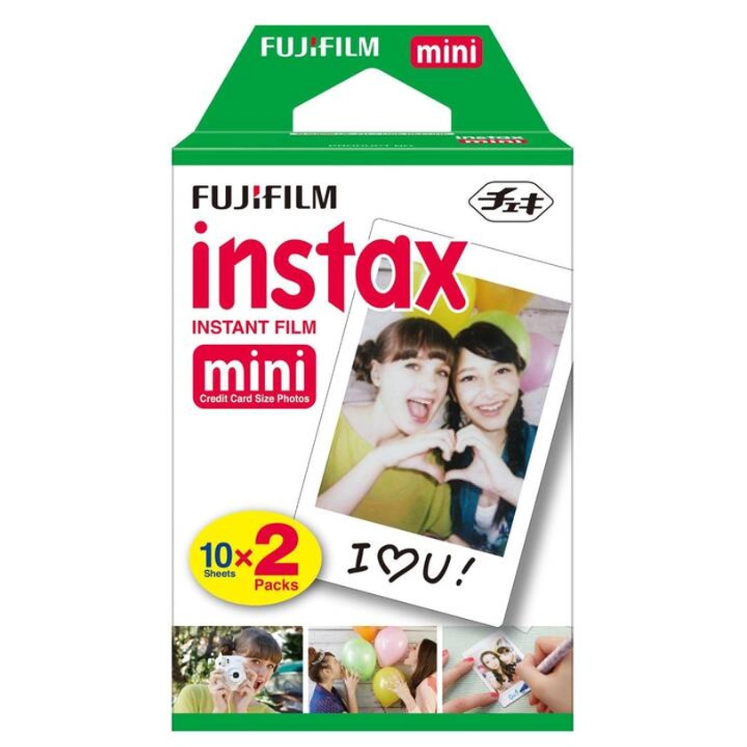 FUJIFILM White 2x10 Pellicule instantané (Instax Mini, Blanc) - Interdiscount