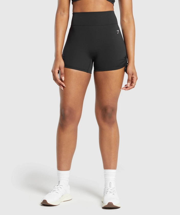 Gymshark Ruche Shorts - Black