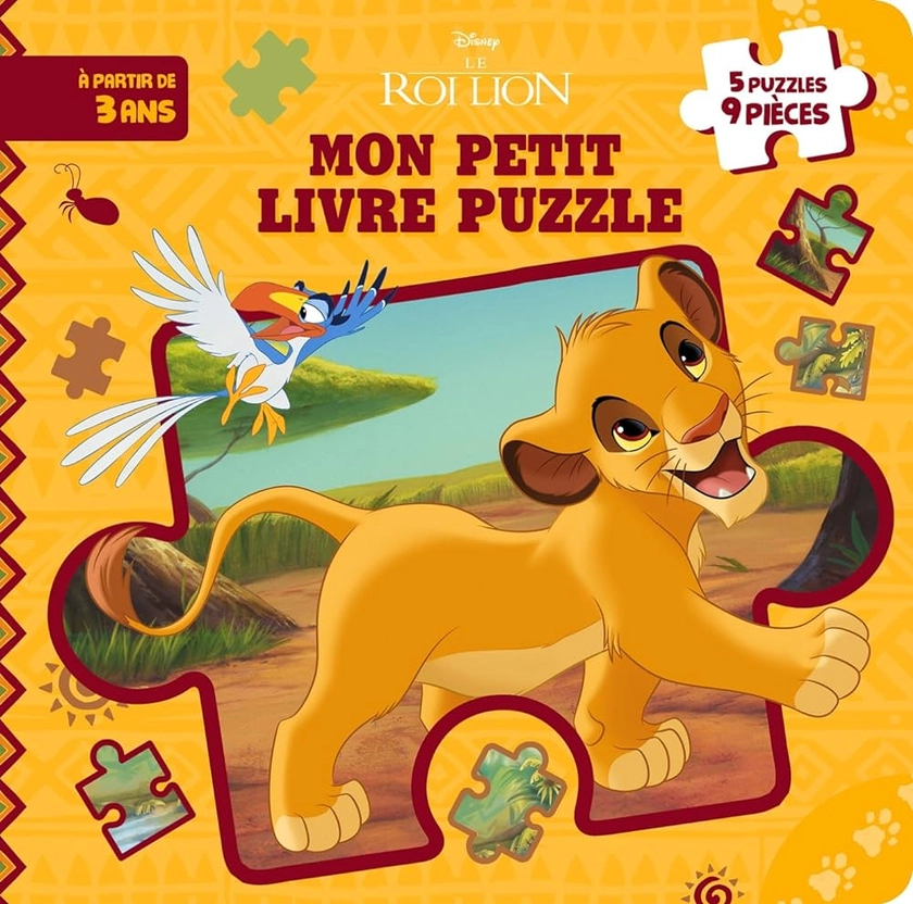 Amazon.fr - LE ROI LION - Mon Petit Livre Puzzle - 5 Puzzles 9 Pièces - Disney - COLLECTIF - Livres