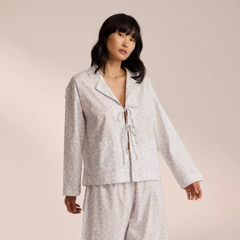 Chemise de Pyjama en Coton - Bleu