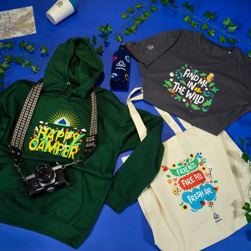 Happy camper hoodie - Adult | Official Girlguiding shop