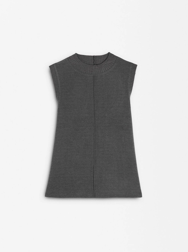 Sleeveless Top Grey | Parfois