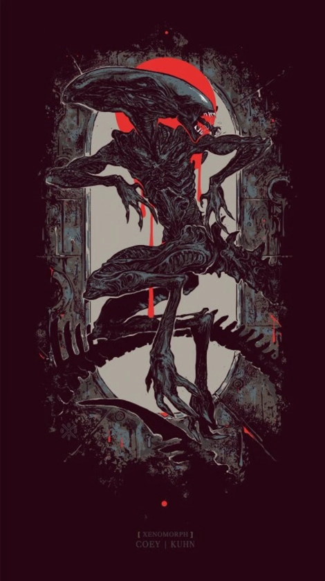 Coey: CLEARANCE Xenomorph Drone (Prints, Tapestries)